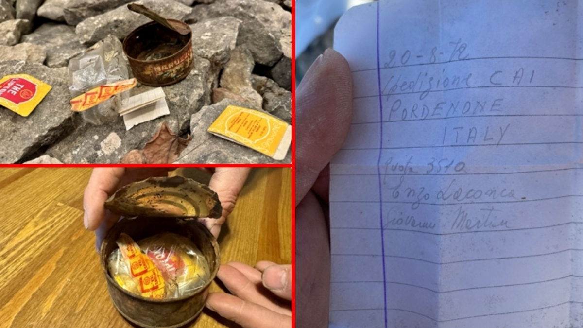 Kaçkar Dağları’na tırmandılar, 54 sene öncesinden not buldular! İtalyanlardan kalan not…