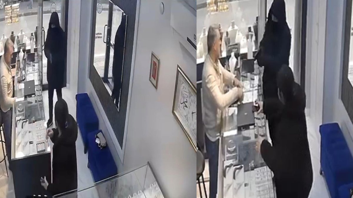 Bursa’da "Amatör" soyguncu paniğe kapıldı: Kuyumcunun azarı silahlı şüpheliyi kaçırdı