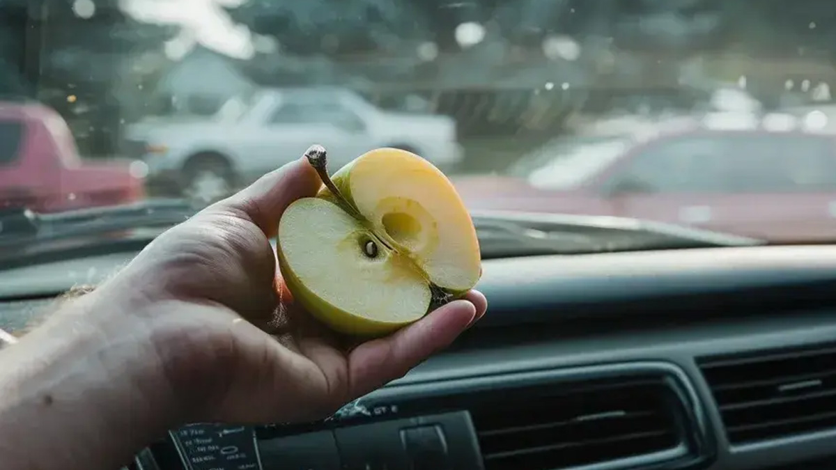 Kimsenin bilmediği o yöntem: Arabanızın ön camına elma sürün mucizeye tanıklık edin!