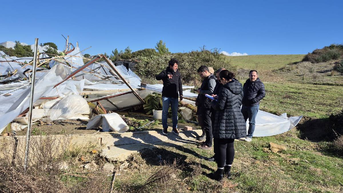 Manavgat’ta hasar tespit çalışması yapıldı