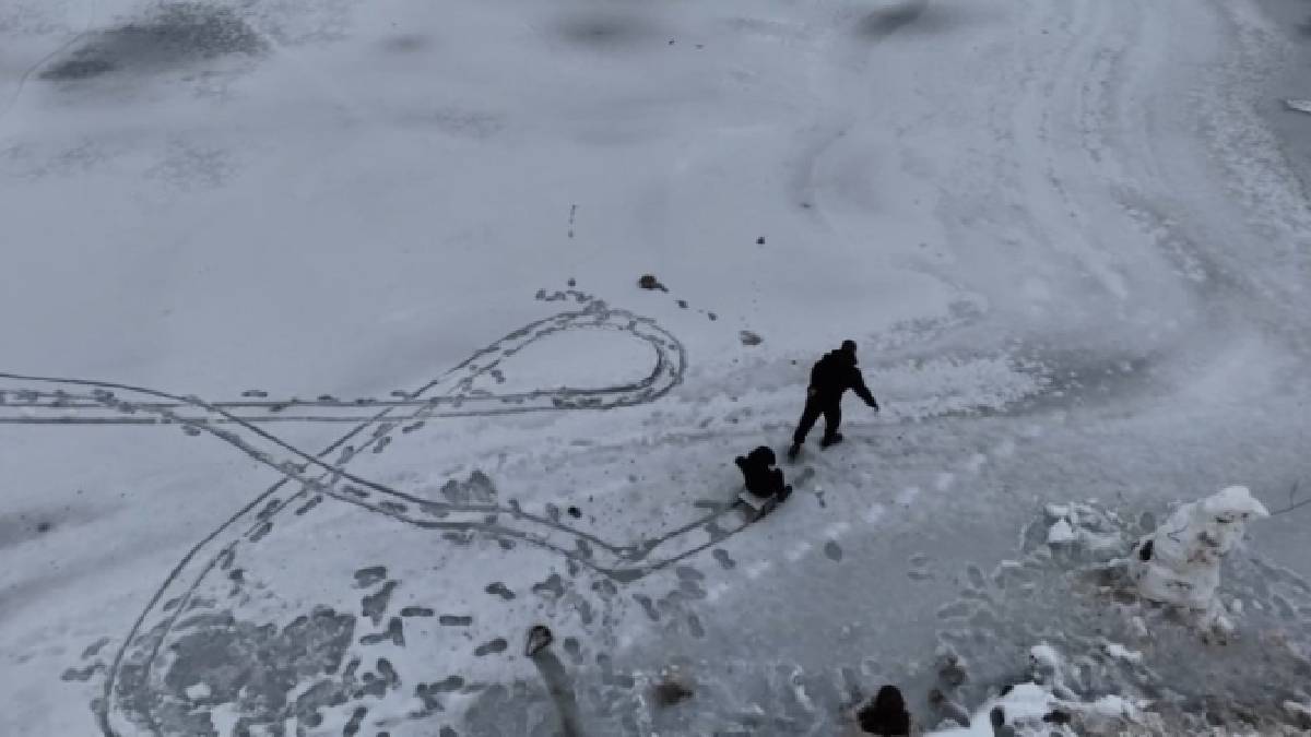 Sıcaklık -25 dereceye düştü baraj doğal buz pistine döndü! Burası Adana’nın Sibirya’sı: Alışılmadık manzara şaşırttı