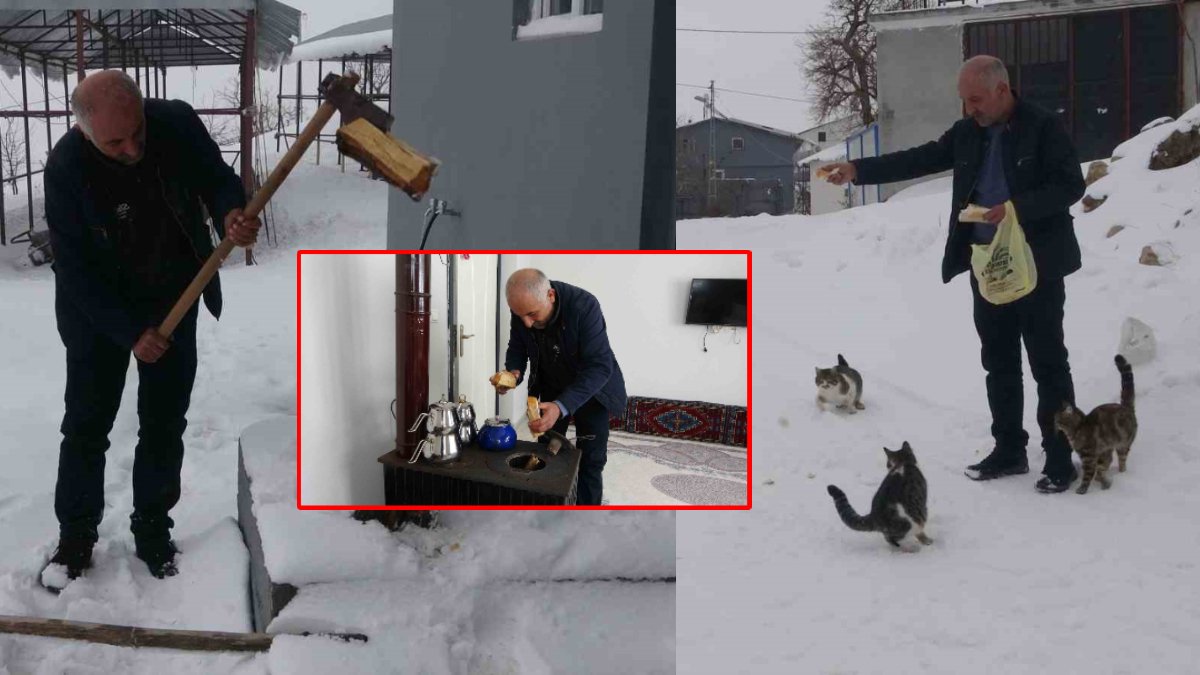 Herkes şehre kaçtı, o 'dostlarını' ölüme terk edemedi: 250 haneli hayalet köyde tek başına bir yaşam savaşı!
