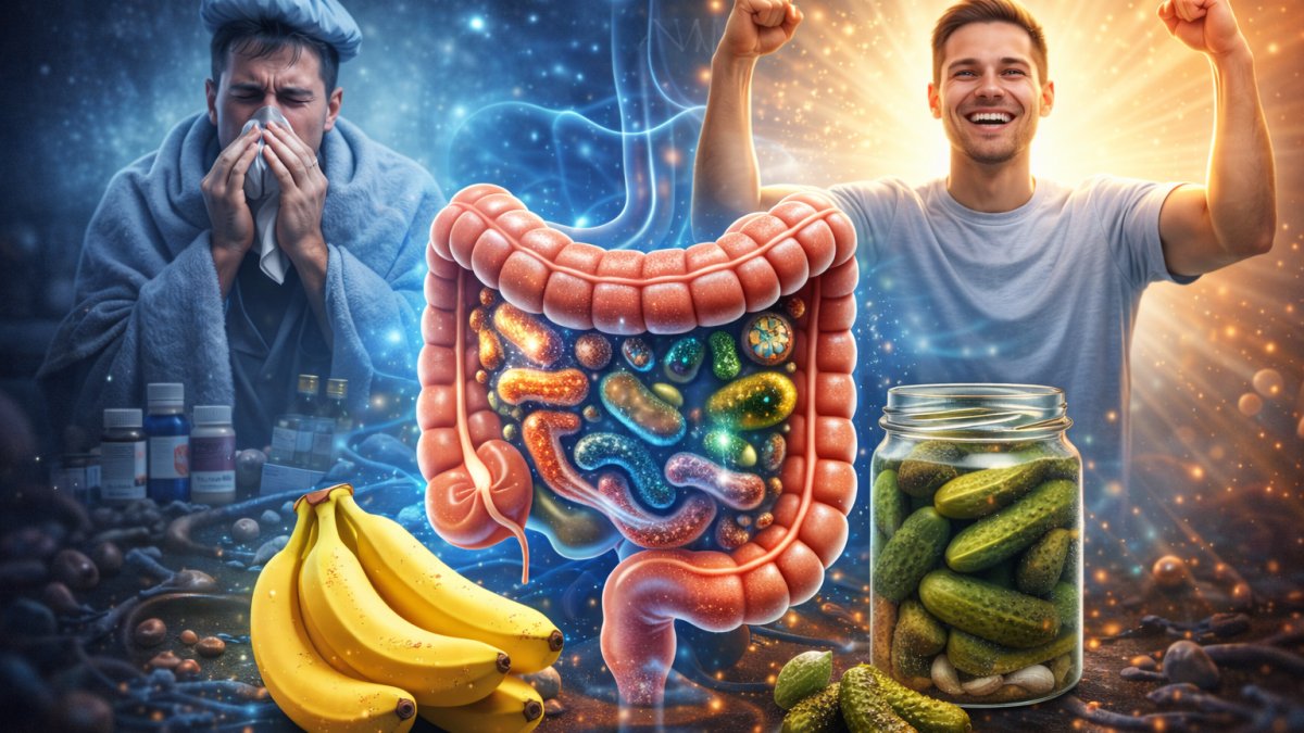 Vücudun 'ikinci beyni' konuştu: Kışın hasta olmamanın ve mutlu uyanmanın sırrı 'turşu ve muz'da saklı!