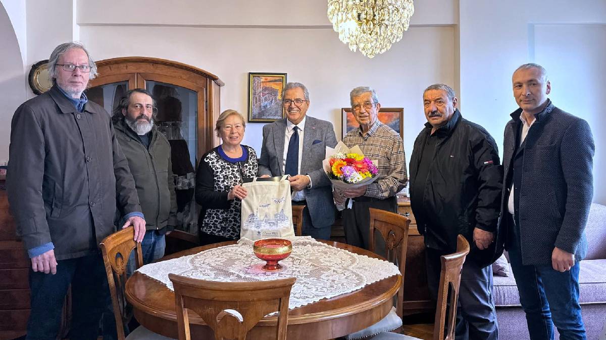 Başkan Mirza’dan duayen gazetecilere anlamlı ziyaret