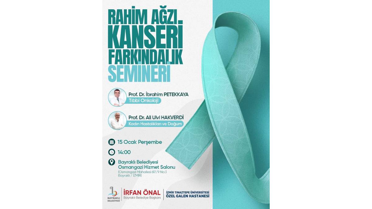 Bayraklı Belediyesinden rahim ağzı kanseri farkındalık semineri