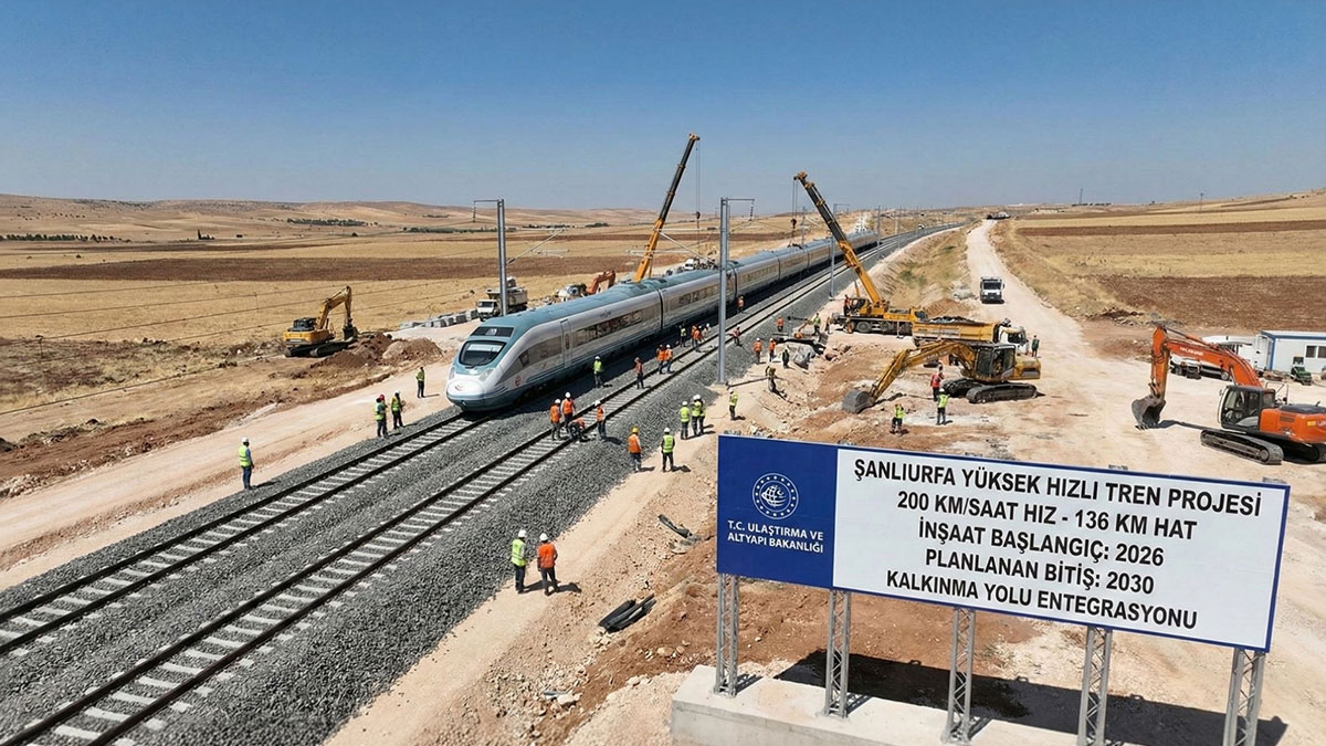 Hızlı tren konforu Şanlıurfa halkı ile buluşacak!