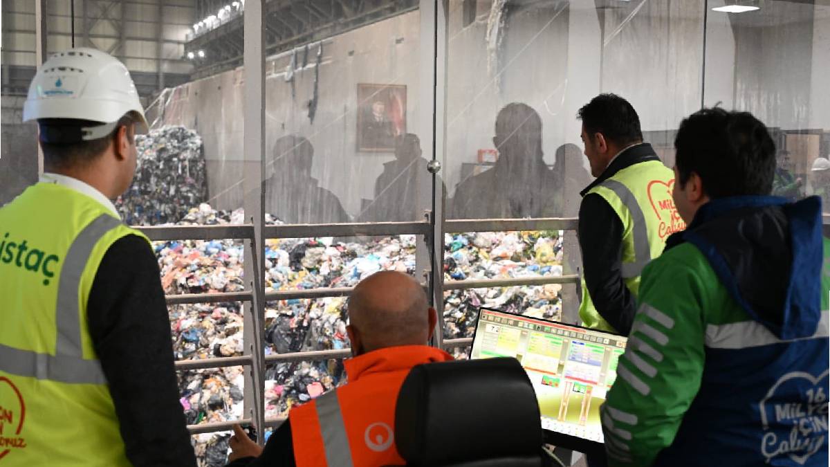 Başkan Köse, İSTAÇ’a ait Katı Atık Yakma Ve Enerji Üretim Tesisleri’ni ziyaret etti