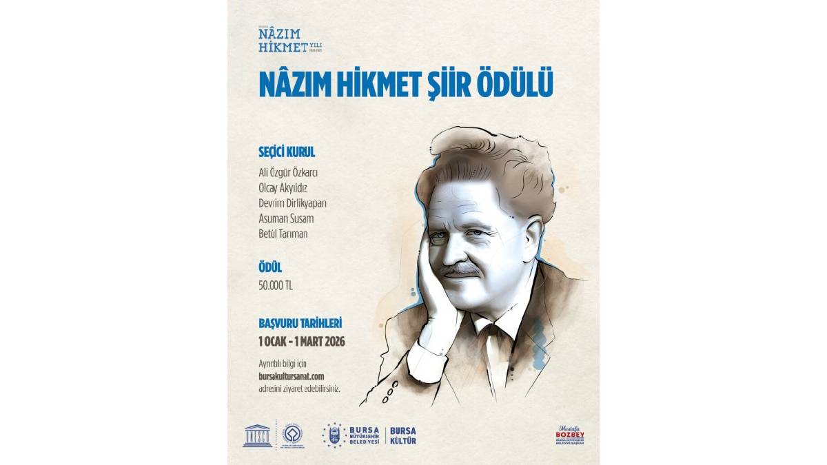 ‘Nâzım Hikmet Şiir Ödülü’ başvuruları başladı
