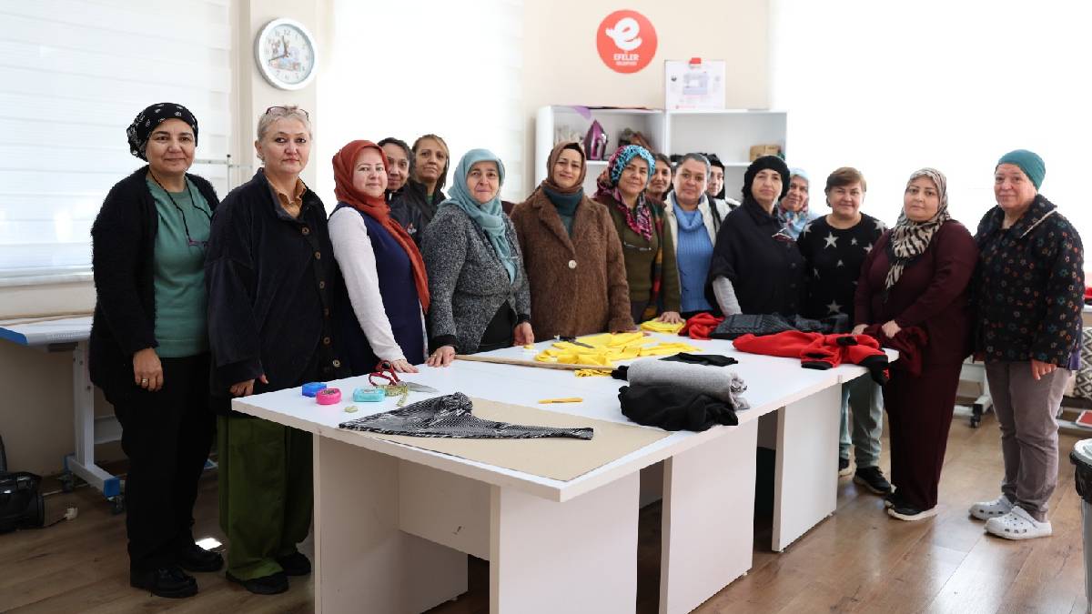 Başkan Yetişkin ile kadınlar üretime katılıyor