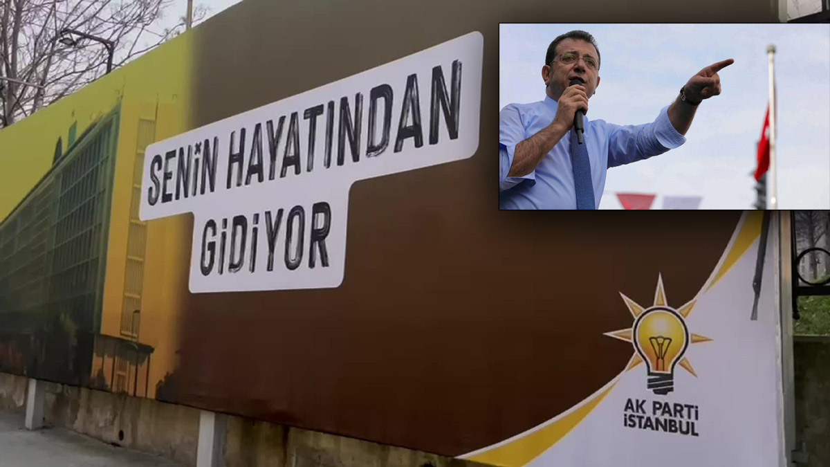 İmamoğlu'ndan İBB'yi eleştiren billboardlara tepki: 'İstanbul’da millet sizi hayatından sildi, şimdi sıra Türkiye’de'