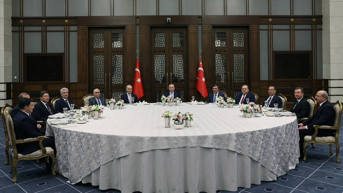 Erdoğan, yasama, yürütme ve yargı organlarının temsilcileriyle bir araya geldi