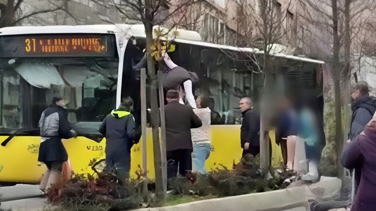 İETT, otobüsün camından atlayan şoförü affetmedi!