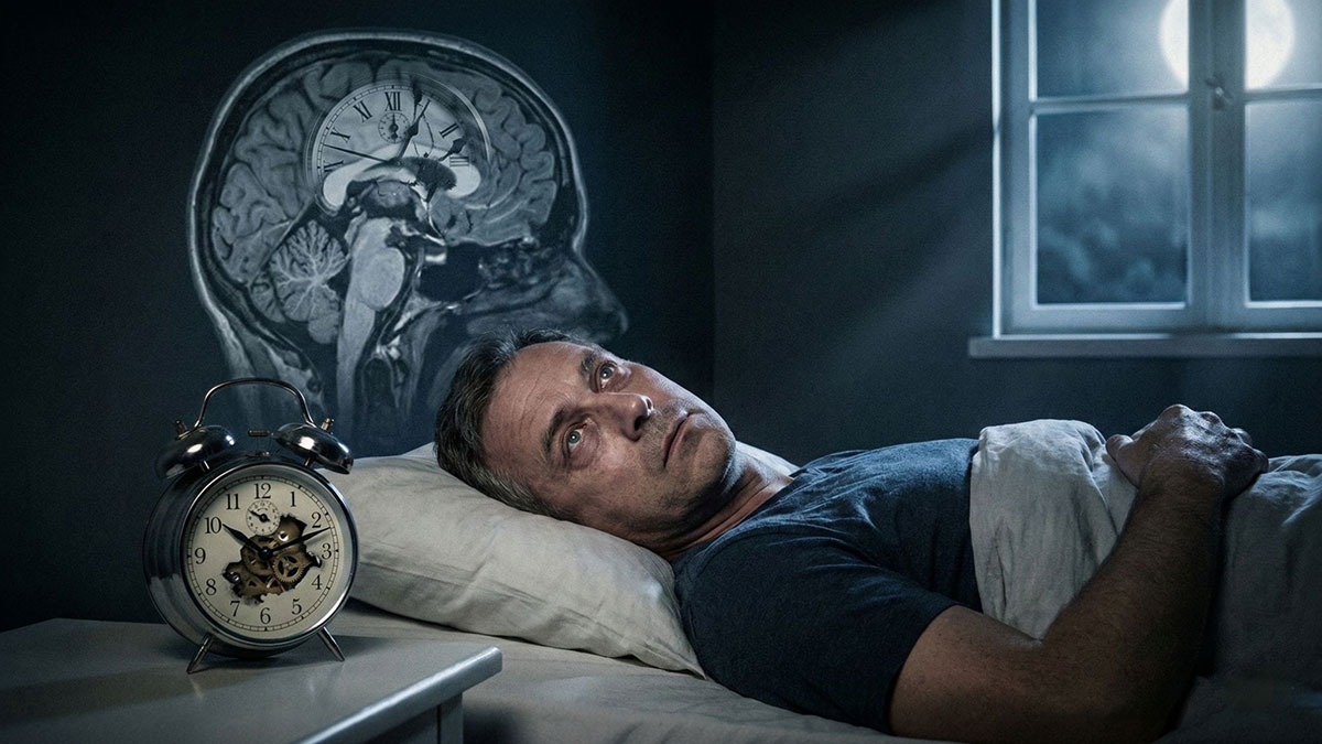 Uykusuzluğun sebebi beyninizin saatinin bozuk olması!