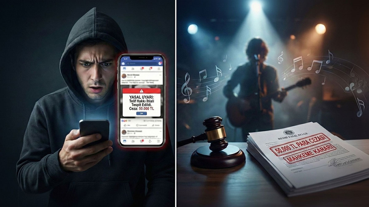 Sevdiği şarkıyı paylaşanlara telif davası şoku!
