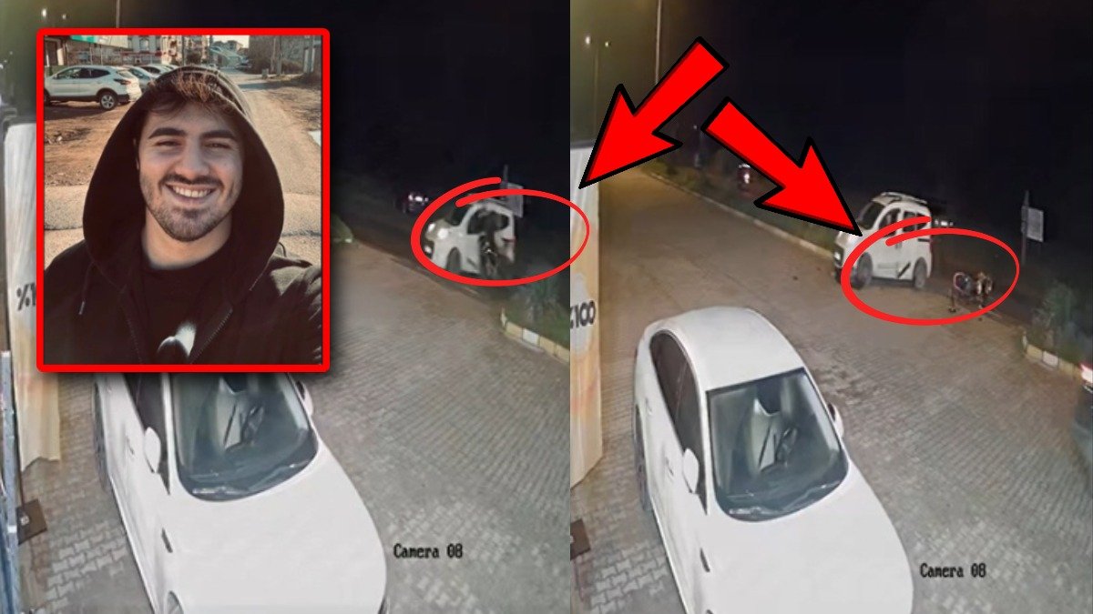 Motosikletiyle yaptığı kaza sonucu 15 günlük yaşam mücadelesini kaybetti: Dehşet anlarının görüntüsü ortaya çıktı!