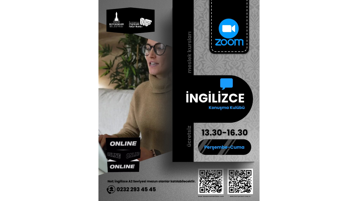 Meslek Fabrikası’ndan çevrim içi İngilizce Konuşma Kulübü