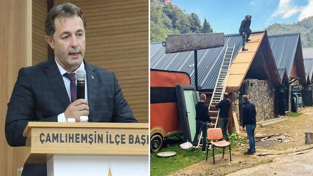Kaçak bungalov cezası kesinleşti: AK Partili ilçe başkanına hapis