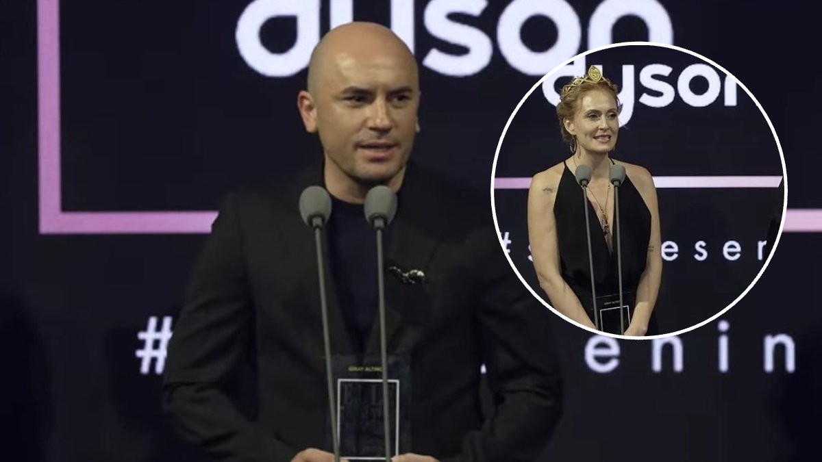 Ceyda Düvenci’nin konuşmasına Giray Altınok’un tepkisi gündem oldu! "Ceyda Düvenci yüzünden tanımadığım biri eşimin elini tuttu"