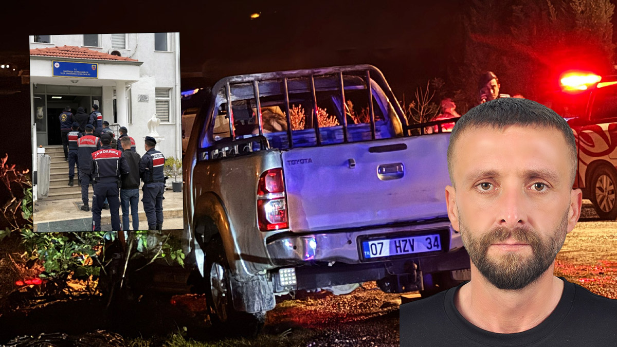 Antalya'da yanmış kamyonette ceset bulundu: 1 kişi tutuklandı