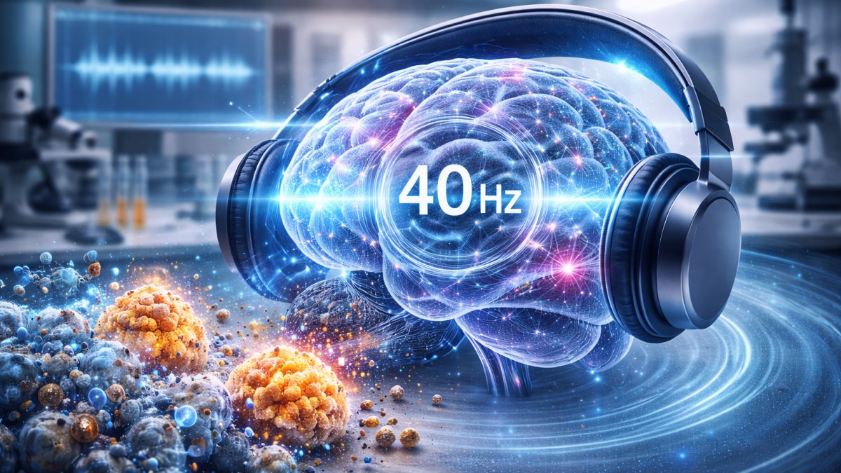 Alzheimer tedavisinde devrimsel buluş! Müzikle çözülebilir: 40 Hz ses dalgaları beyindeki zehirli proteinleri temizliyor