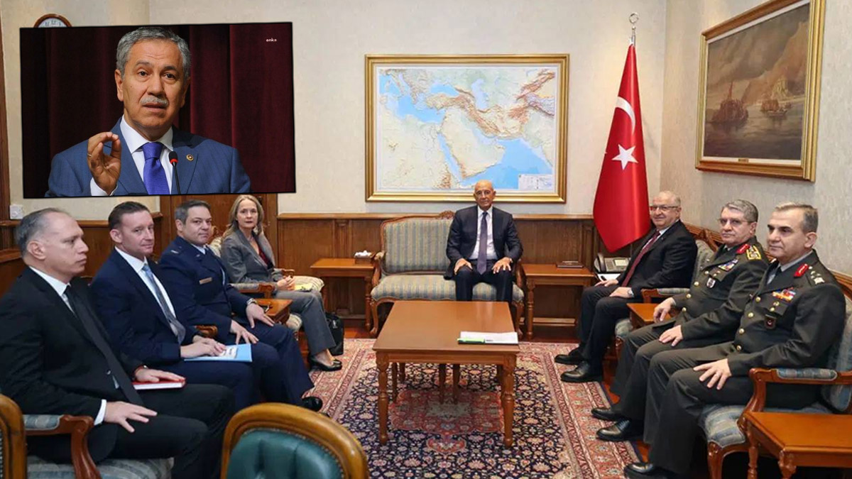 Bülent Arınç'tan Tom Barrack'ın MSB'deki fotoğrafına tepki: 'İzahı güç bir protokol hatasıdır'