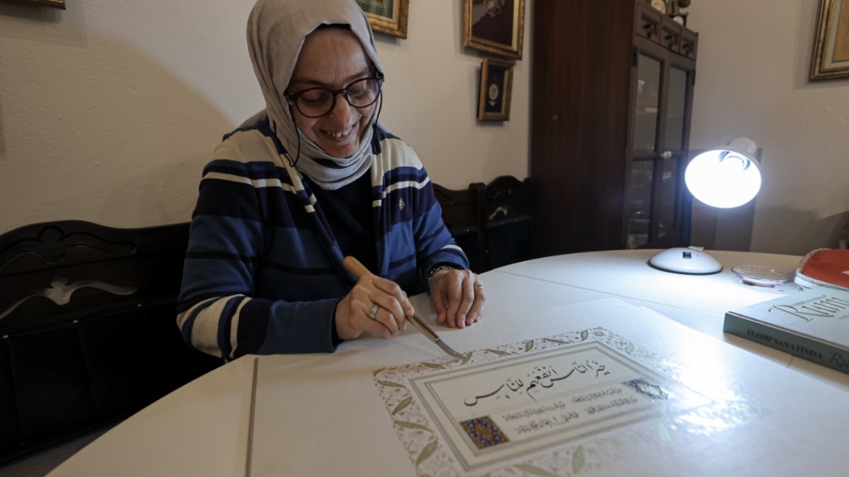 Gazete haberinden kültürel miras taşıyıcılığına: Sabırla işlenen tezhip yolculuğu