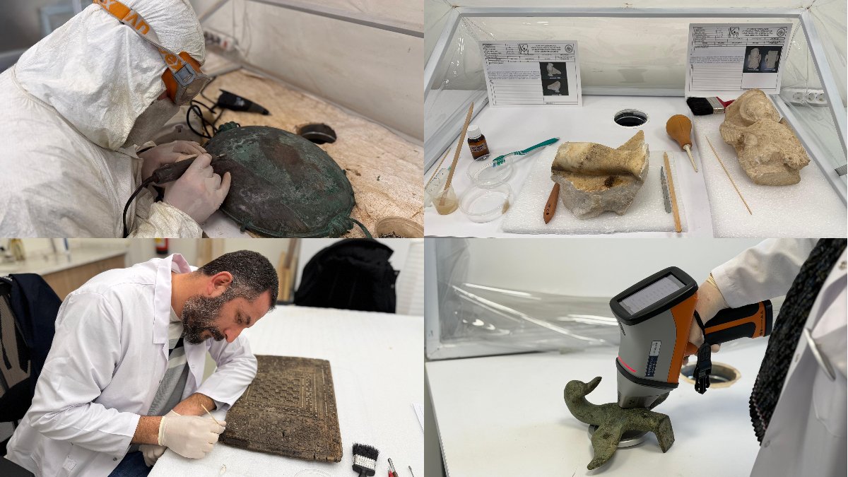 Tarihe hayat veren dokunuş! Türkiye’nin laboratuvarlarında 251 bin eser yeniden doğdu