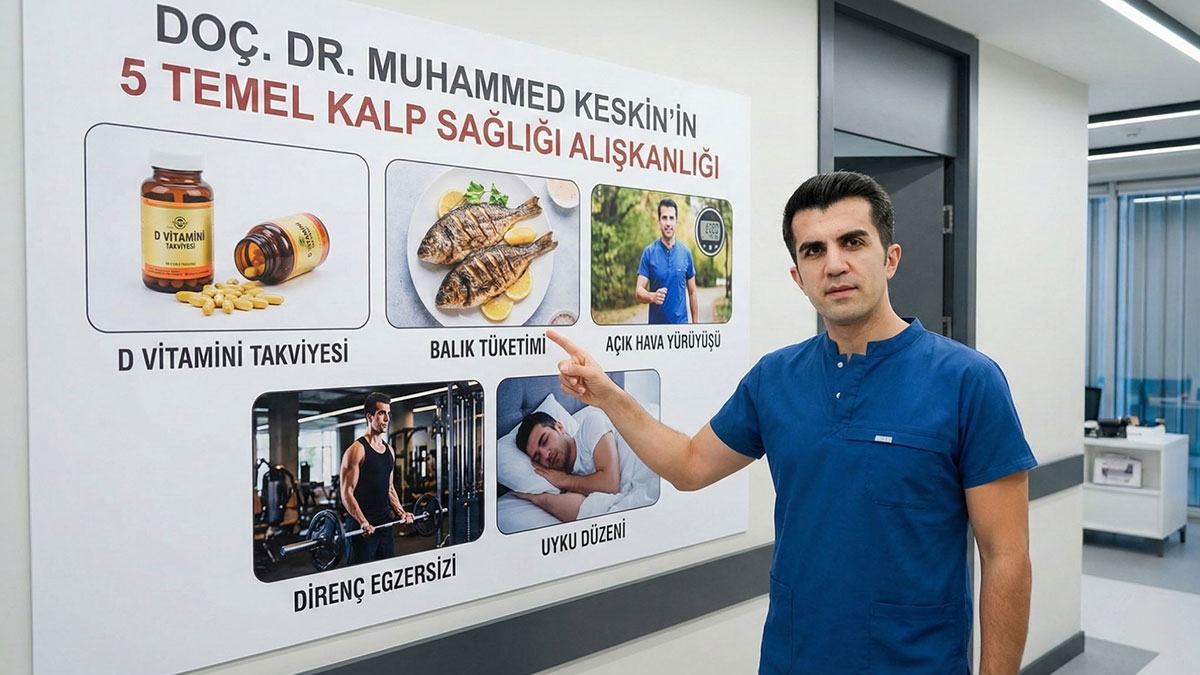Her hafta bunları yapmazsam suçlu hissediyorum! Doç. Dr. Muhammed Keskin'den kalp sağlığı rutini