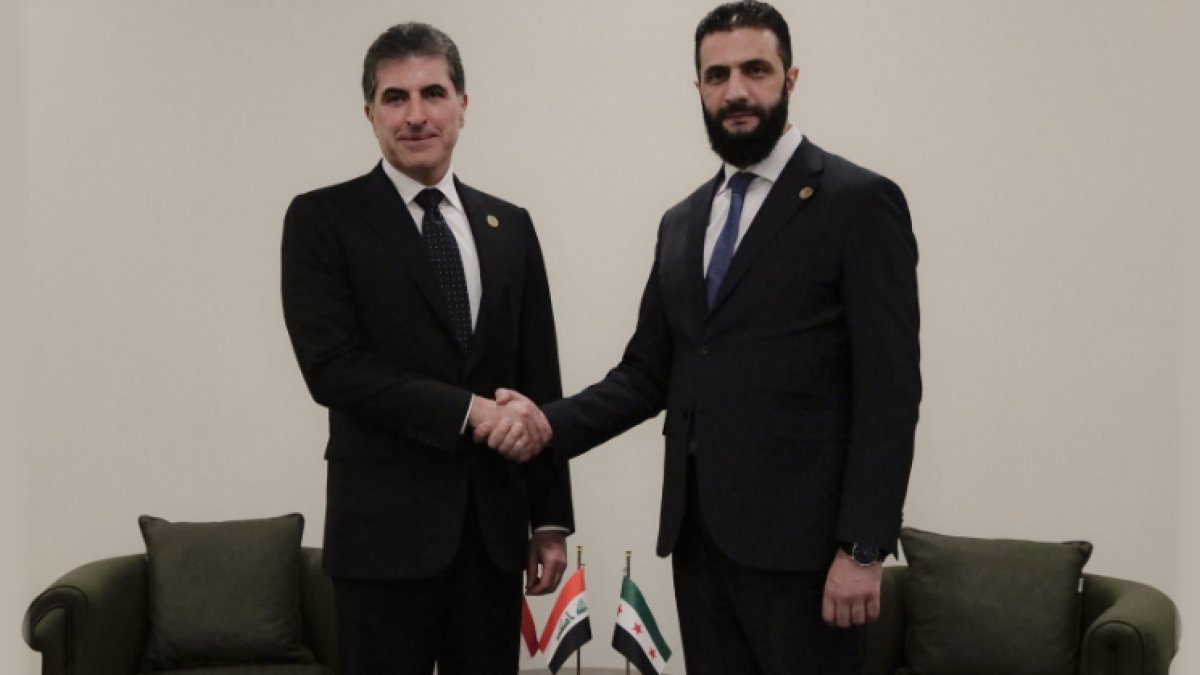 Şara ile Barzani arasında Suriye gündemli görüşme