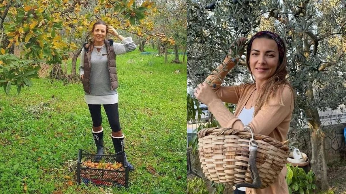 Burcu Kara köy hayatını öve öve bitiremedi! Çok samimi açıklamalar: “Köy kahvesinde oturuyor, zeytincilik yapıyoruz”