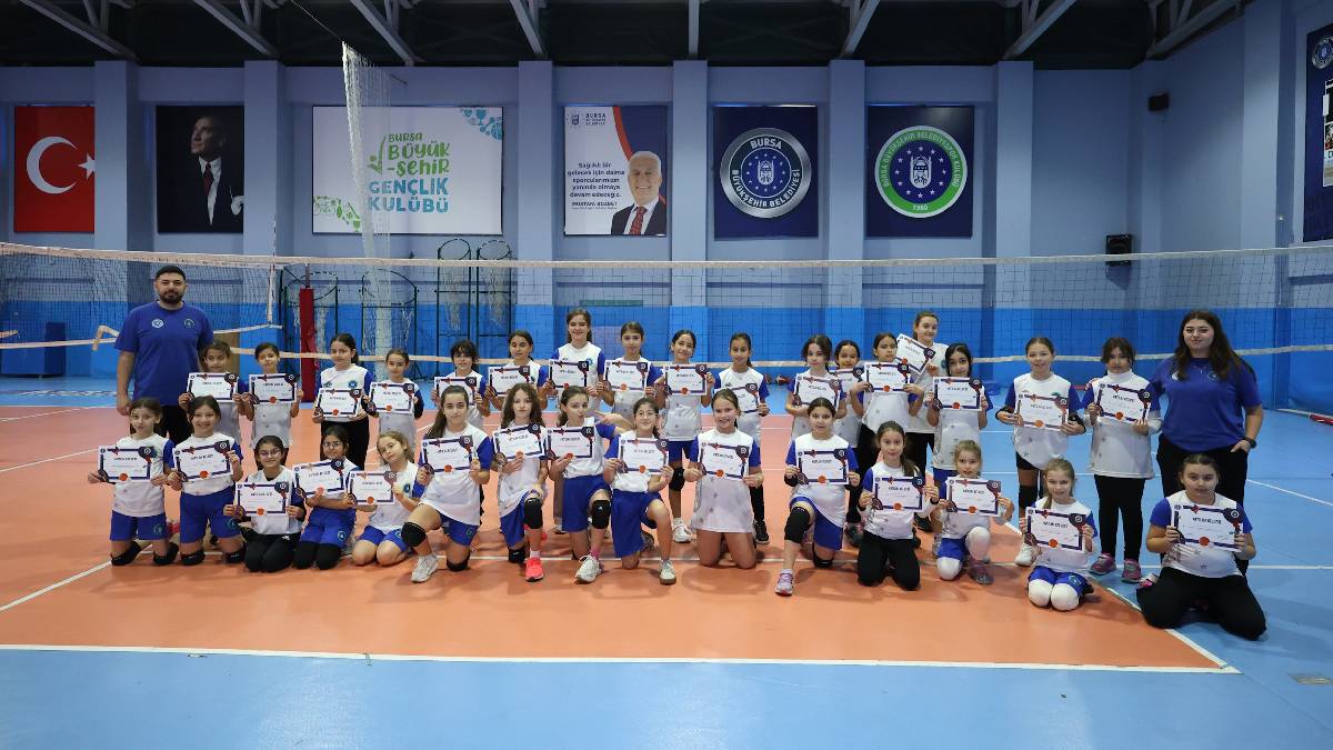 Büyükşehir kış okullarında sertifika heyecanı