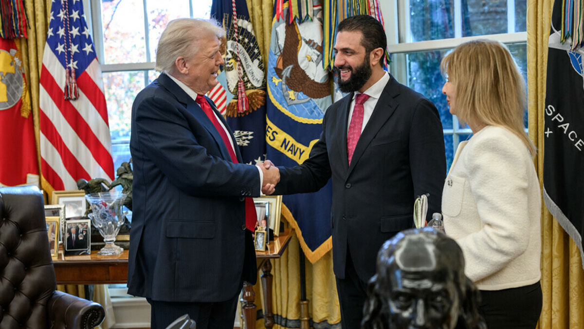 Trump ve Şara görüştü: Kürt halkının hakları güvence altına alınmalı