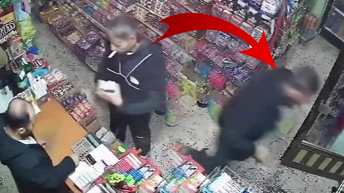 Forrest Gump gibi koşan sigara hırsızı!