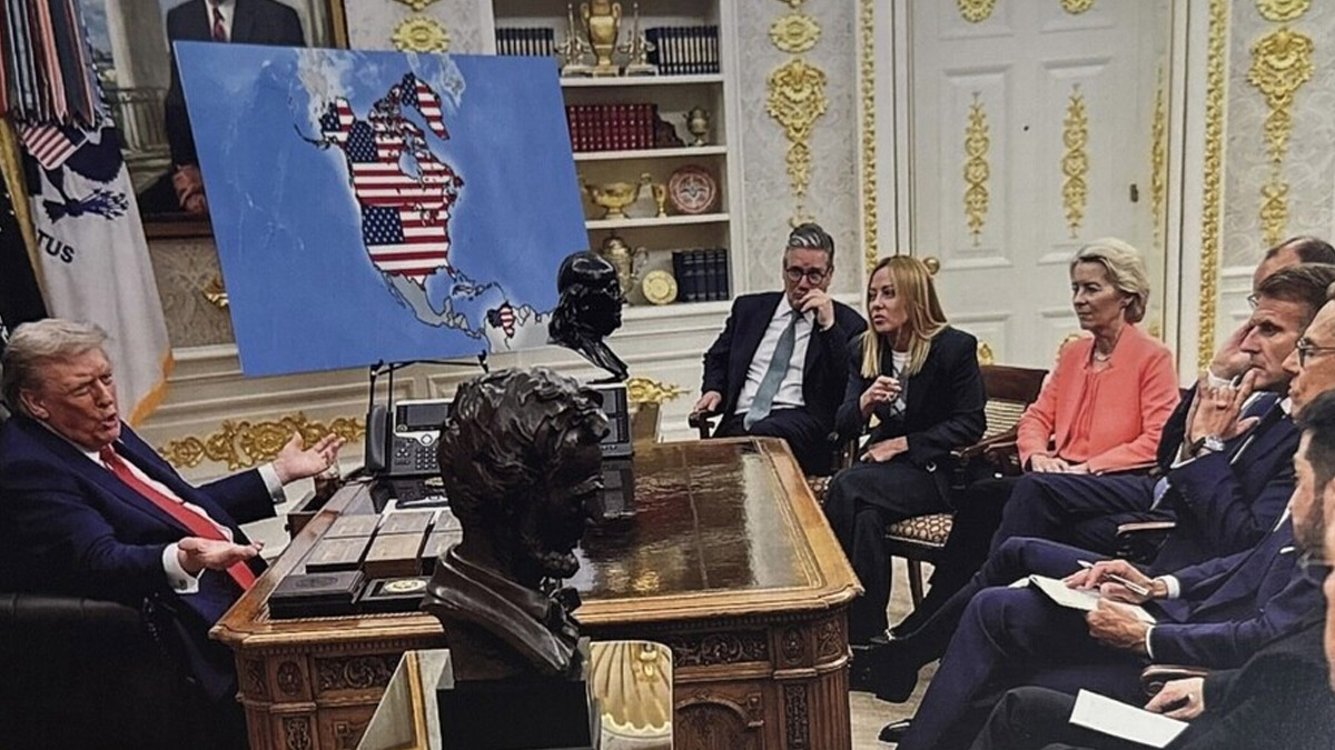 Trump, Grönland ve Kanada’yı ABD parçası gibi gösterdi