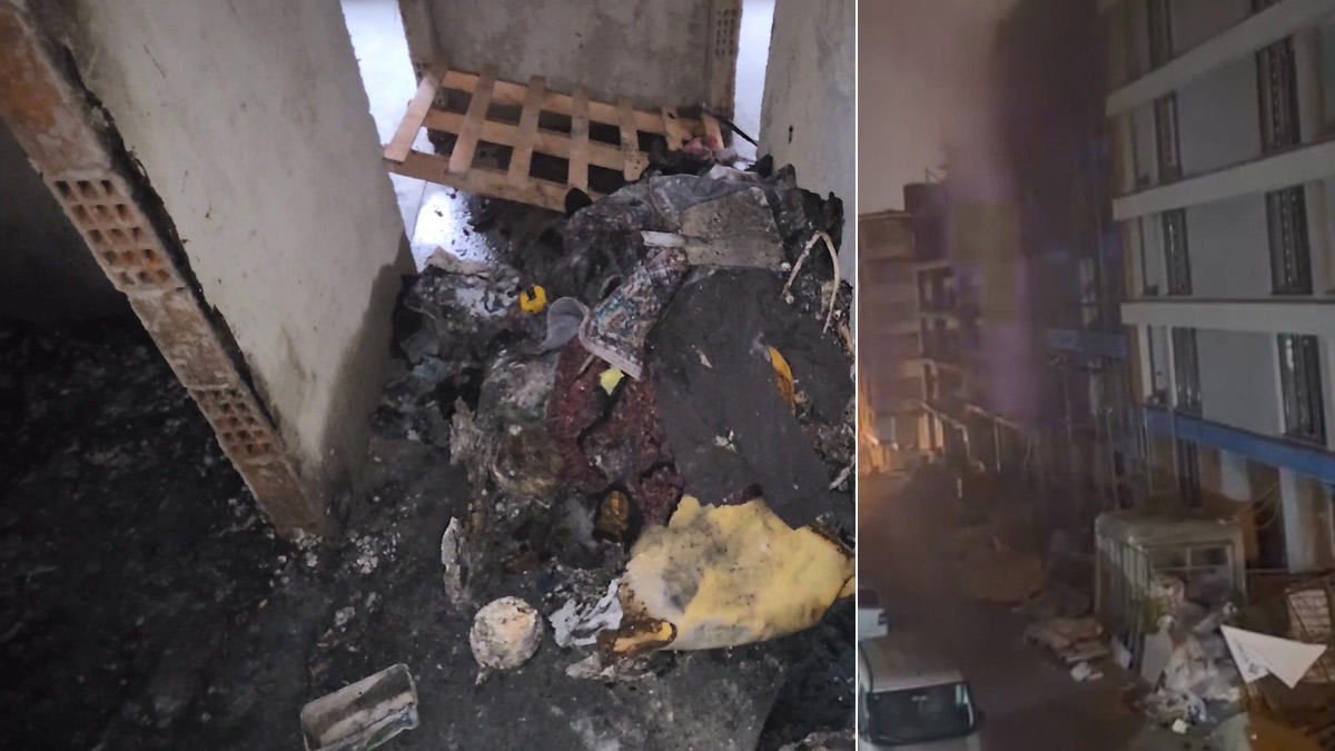 Bahçelievler'de inşaatta yangın! Bir kişinin cansız bedeni bulundu