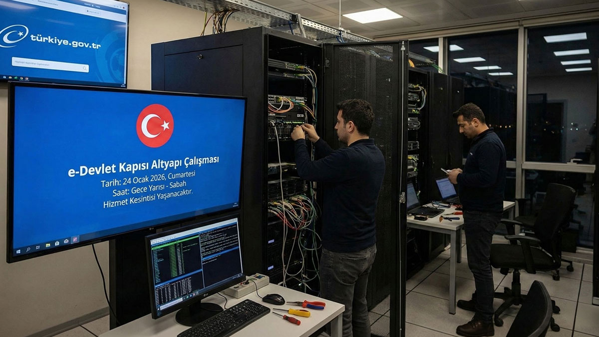 Gece yarısı e-Devlet sistemine erişim kesilecek!