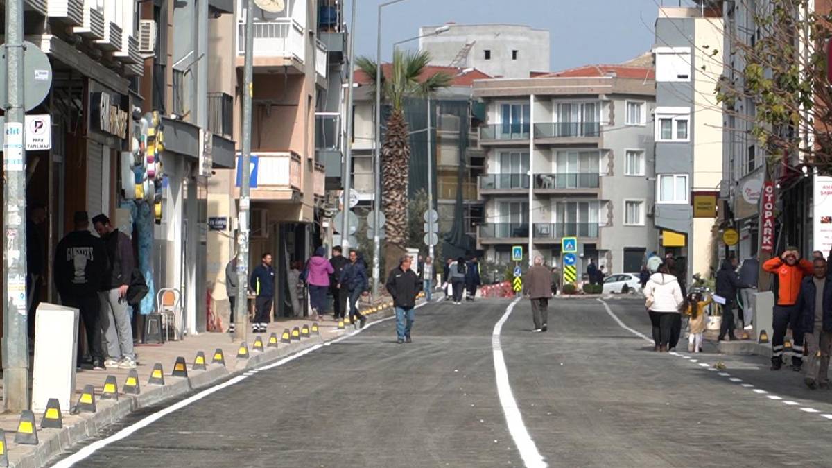 Seferihisar Şehit General Temel Cingöz Caddesi yenilendi