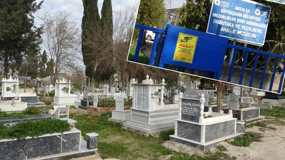 Mezarlığı uyuşturucu deposu yaptılar: Mahalle kamerayla nöbette