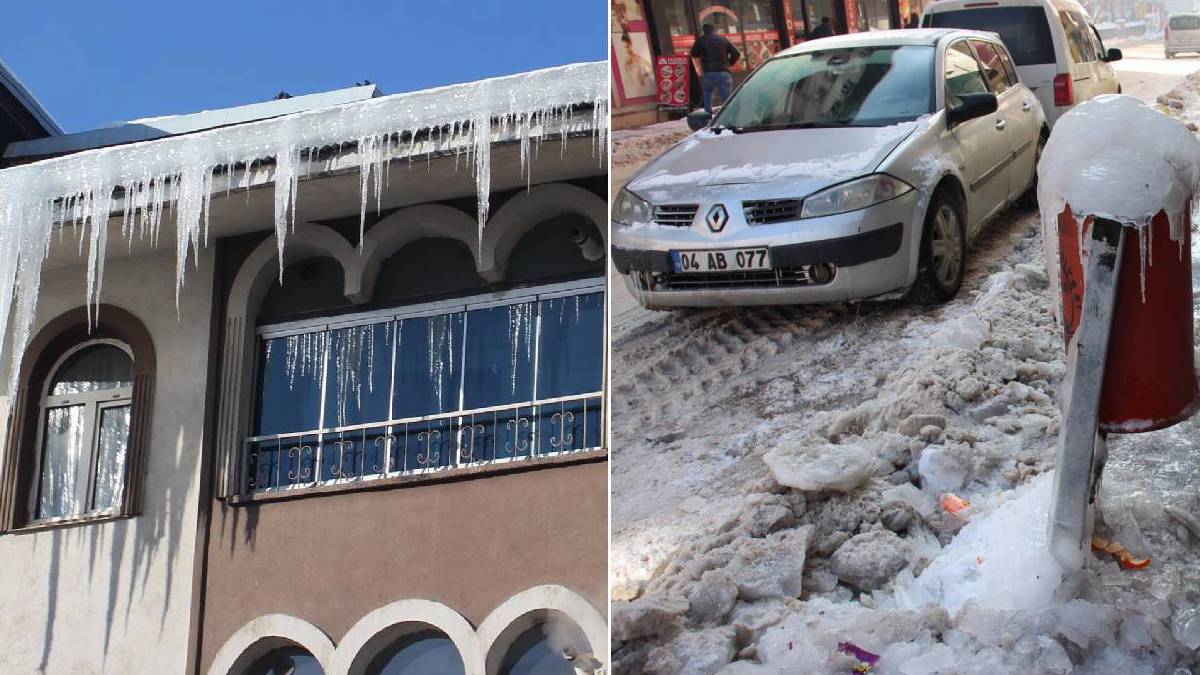 Ağrı’da dondurucu soğuk etkisini artırdı: Termometreler eksi 23’ü gördü