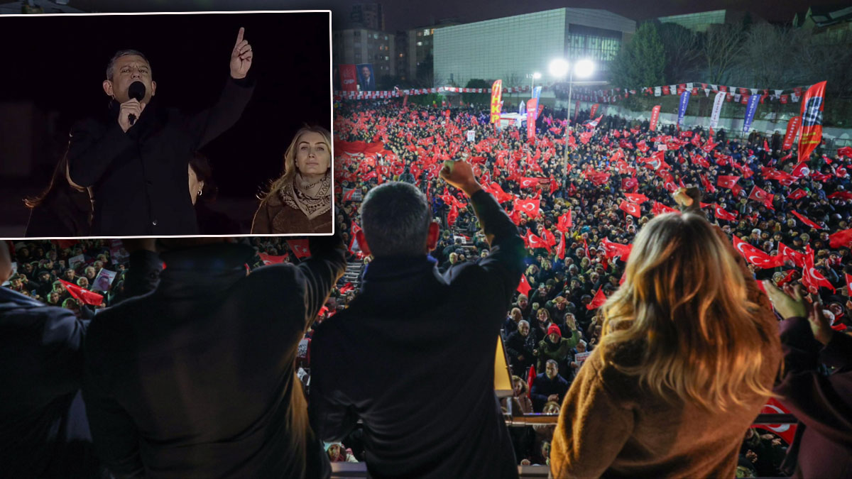 CHP lideri Özgür Özel Çekmeköy mitinginde konuştu: Hem ahlaki hem psikolojik üstünlük bizdedir