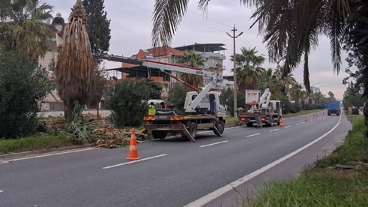 Efeler Belediyesinden Umurlu karayolu’nda çalışma