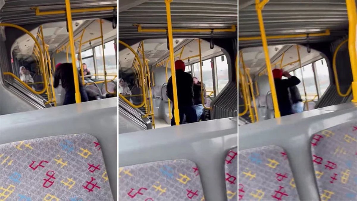 Otobüste yolcuyu tekme tokat darp etti, ifadesi şaşırttı: 'Komutanımı koruyorum'