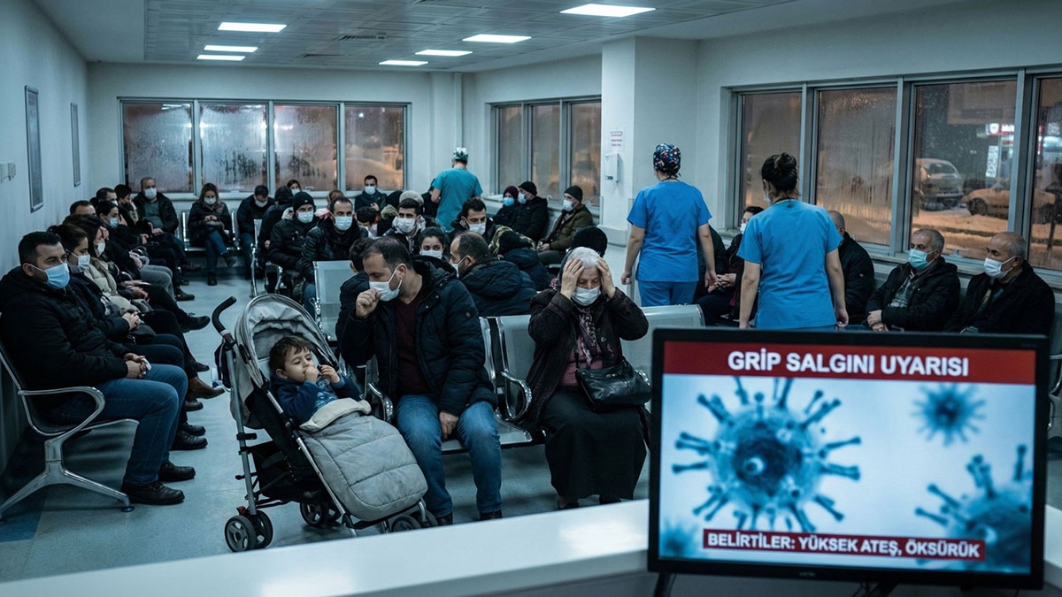 Mutasyonlu virüs acil servisleri kilitledi! 7 kez mutasyona uğrayan H3N2 virüsü yayılıyor