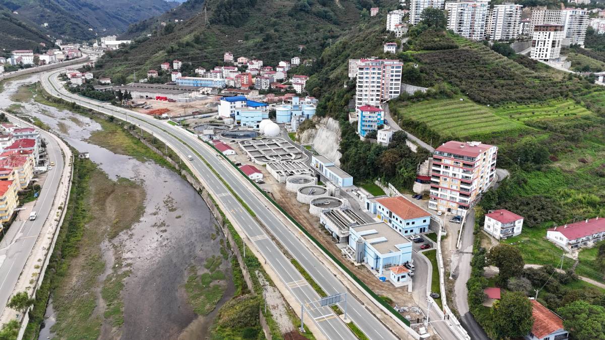 Giresun'da kanalizasyon sorununa kökten çözüm: Atık Su Arıtma Tesisi'nin geçici kabulü yapıldı