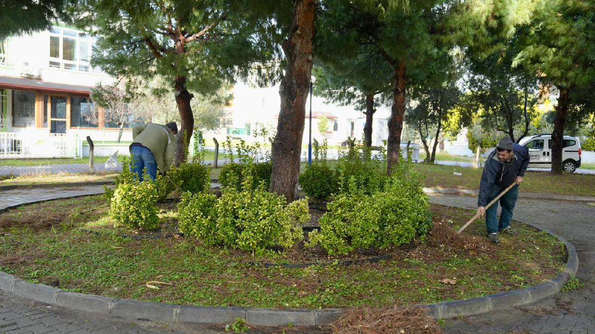 Burhaniye’de saha çalışmaları aralıksız sürüyor