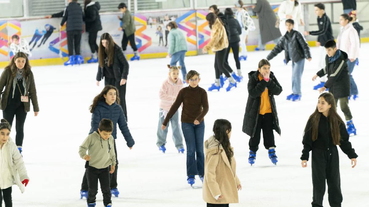 Karne sevinci buzda yaşandı