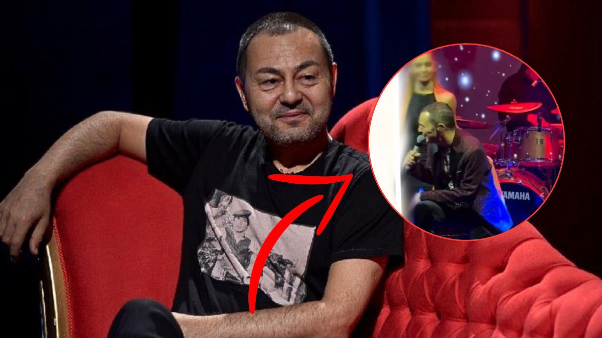 Serdar Ortaç sahnede korkuttu! Şarkı söylerken bir anda yere kapaklandı