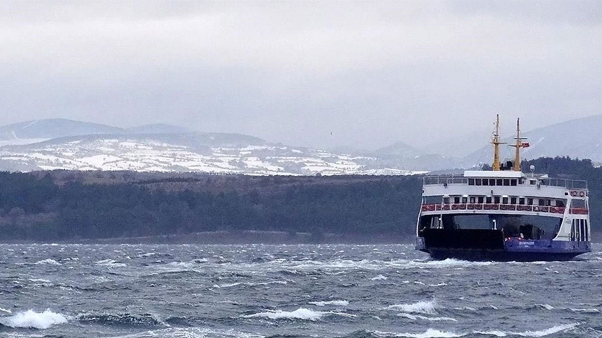 Bozcaada feribot hattında yarın yapılacak seferler iptal edildi