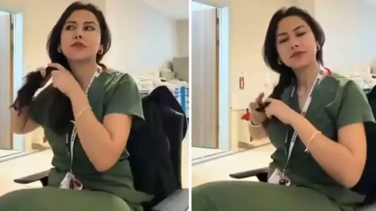 Saç örgüsü akımına katılan hemşire gözaltına alındı