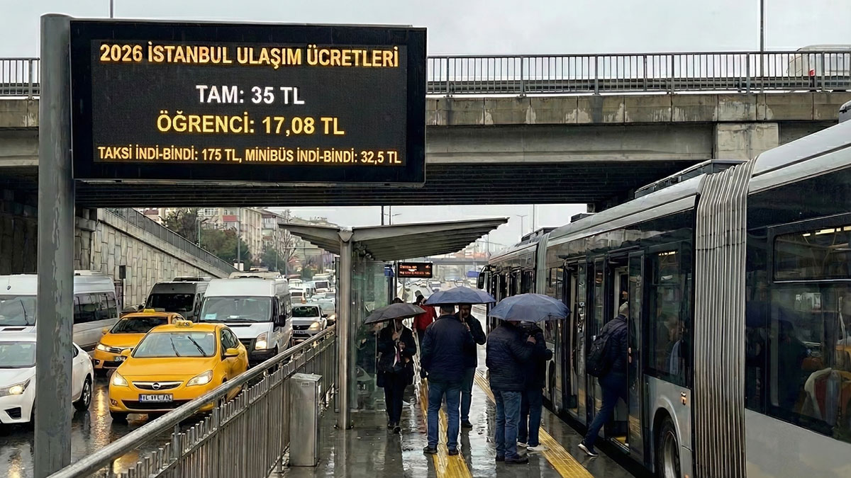 İstanbul'da toplu taşıma kullanan herkesi ilgilendiriyor! İşte 2026 biniş tarifesi